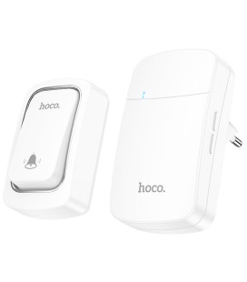 Baltas belaidis durų skambutis "Hoco HI26"