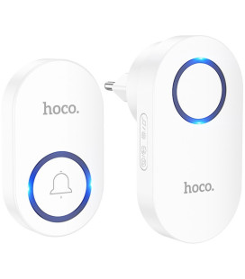Baltas belaidis durų skambutis "Hoco HI25"