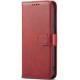 Raudonas atverčiamas dėklas Samsung Galaxy A37 5G telefonui "Wallet Case"