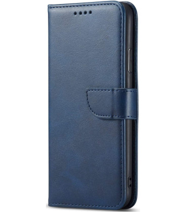 Mėlynas atverčiamas dėklas Samsung Galaxy A57 5G telefonui "Wallet Case"