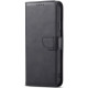 Juodas atverčiamas dėklas Samsung Galaxy A57 5G telefonui "Wallet Case"