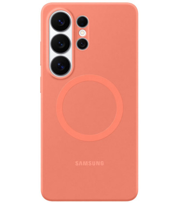 Originalus raudonas dėklas "Silicone Magnet Cover" Samsung Galaxy S26 Ultra telefonui "EF-ES948COE"