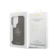 Rudas dėklas Samsung Galaxy S26 Ultra telefonui "Guess PU 4G Resin Metal Logo Case"