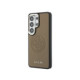 Rudas dėklas Samsung Galaxy S26 Ultra telefonui "Guess PU Perforated 4G Logo Magnetic Case"
