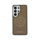 Rudas dėklas Samsung Galaxy S26 Ultra telefonui "Guess PU Perforated 4G Logo Magnetic Case"