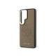 Rudas dėklas Samsung Galaxy S26 Ultra telefonui "Guess PU Perforated 4G Logo Magnetic Case"