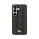 Rudas dėklas Samsung Galaxy S26 Ultra telefonui "Lacoste PVC Blend Monogram Gold Logo Magnetic Case"