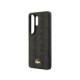 Rudas dėklas Samsung Galaxy S26 Ultra telefonui "Lacoste PVC Blend Monogram Gold Logo Magnetic Case"