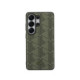 Žalias (Khaki) dėklas Samsung Galaxy S26 Ultra telefonui "Lacoste PVC Blend Monogram Magnetic Case"