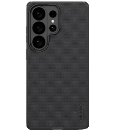 Juodas dėklas Samsung Galaxy S26 Ultra telefonui "Nillkin Super Frosted Pro"