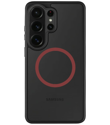 Juodas / raudonas dėklas Samsung Galaxy S26 Ultra telefonui "Tactical MagForce Hyperstealth 2.0 Cover"