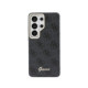 Juodas dėklas Samsung Galaxy S26 Ultra telefonui "Guess PU 4G Script Metal Logo Magnetic Case"