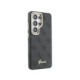 Juodas dėklas Samsung Galaxy S26 Ultra telefonui "Guess PU 4G Script Metal Logo Magnetic Case"