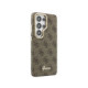 Rudas dėklas Samsung Galaxy S26 Ultra telefonui "Guess PU 4G Script Metal Logo Magnetic Case"