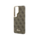 Rudas dėklas Samsung Galaxy S26 Ultra telefonui "Guess PU 4G Script Metal Logo Magnetic Case"