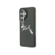 Juodas dėklas Samsung Galaxy S26 Ultra telefonui "Karl Lagerfeld IML Choupette Karl Script Logo Magnetic Case"