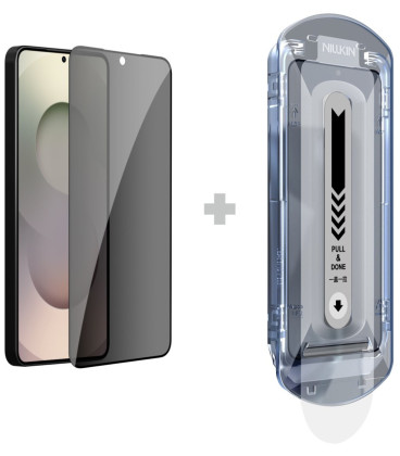 (Privacy) Apsauginis grūdintas stiklas 0.25mm Samsung Galaxy S26 telefonui "Nillkin Guardian 2.5D (Applicator)"