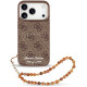Rudas dėklas Apple iPhone 17 Pro telefonui "Guess PU 4G MagSafe Strap Limited Edition of 299 Case"