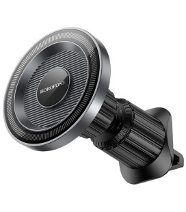 Juodas automobilinis telefono laikiklis Borofone "BH122 Magsafe Air Vent"