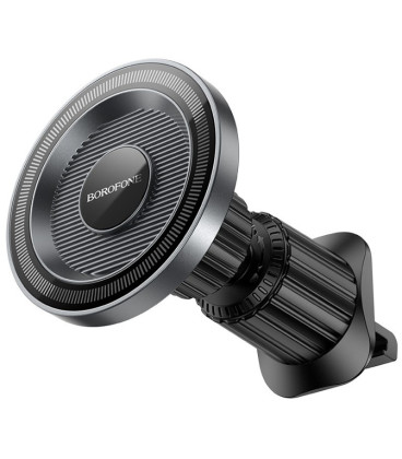 Juodas automobilinis telefono laikiklis Borofone "BH122 Magsafe Air Vent"