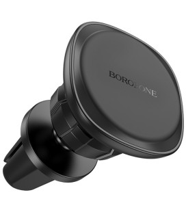 Juodas automobilinis telefono laikiklis "Borofone BH102 Air Vent"