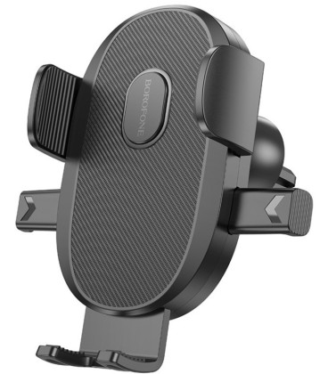 Juodas automobilinis telefono laikiklis "Borofone BH92 Air Vent"