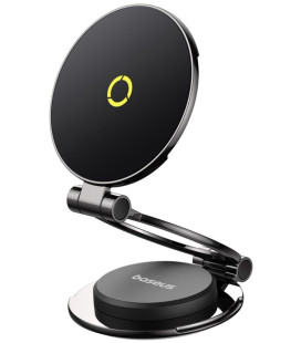 Juodas telefono laikiklis "Baseus MagPro Series II Magnetic Car Mount Stick-on Version"