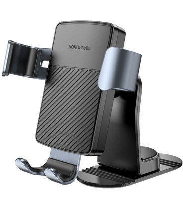 Juodas automobilinis telefono laikiklis "Borofone BH119 Dashboard"