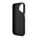 Juodas dėklas Apple iPhone 17 telefonui "Guess PU Grained 4G Metal Logo Case"