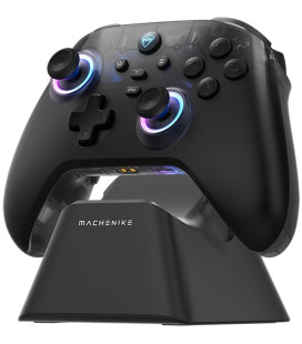 Juodas belaidis žaidimų pultas su krovimo stotele "Machenike G3 V2 Wireless"