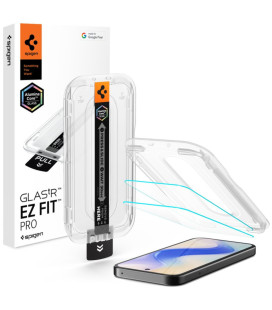 Apsauginis grūdintas stiklas Google Pixel 10A telefonui "Spigen Glas.TR EZ Fit Pro HD 2-Pack"