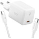 Baltas 45W 1xUSB-C pakrovėjas + USB-C - USB-C 100CM laidas "Spigen EE451EU Essential 1-Port"