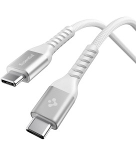 Baltas laidas USB-C - USB-C 100W / 100cm "Spigen EB10010CCA Essential"