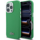 Žalias dėklas Apple iPhone 16 Pro Max telefonui "Lacoste PVC Iconic Petit Pique Metal Logo MagSafe Case"