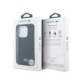 Juodas dėklas Apple iPhone 16 Pro Max telefonui "Lacoste PVC Iconic Petit Pique Metal Logo MagSafe Case"