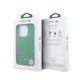 Žalias dėklas Apple iPhone 16 Pro telefonui "Lacoste PVC Iconic Petit Pique Metal Logo MagSafe Case"