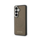 Rudas dėklas Samsung Galaxy S26 telefonui "Guess PU Perforated 4G Logo Magnetic Case"