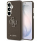 Rudas dėklas Samsung Galaxy S26 Plus telefonui "Guess PU 4G Resin Metal Logo Case"