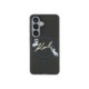 Juodas dėklas Samsung Galaxy S26 telefonui "Karl Lagerfeld IML Choupette Karl Script Logo Magnetic Case"