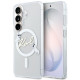 Skaidrus dėklas Samsung Galaxy S26 telefonui "Karl Lagerfeld IML Choupette Karl Script Logo Magnetic Case"