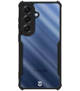 Juodas / skaidrus dėklas Samsung Galaxy S26 telefonui "Tactical Quantum Stealth Cover"