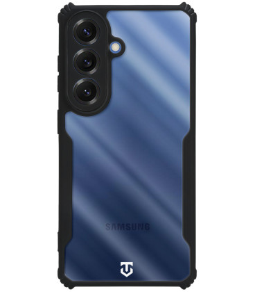 Juodas / skaidrus dėklas Samsung Galaxy S26 telefonui "Tactical Quantum Stealth Cover"