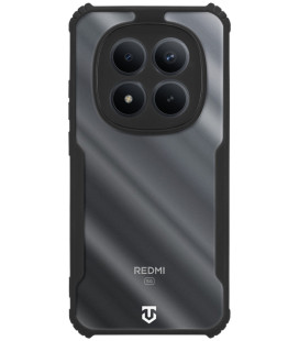 Juodas / skaidrus dėklas Xiaomi Redmi Note 15 Pro telefonui "Tactical Quantum Stealth Cover"