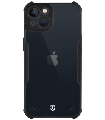 Juodas / skaidrus dėklas Apple iPhone 13 telefonui "Tactical Quantum Stealth Cover"