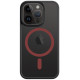 Juodas / raudonas dėklas Apple iPhone 14 Pro Max telefonui "Tactical MagForce Hyperstealth 2.0 Cover"