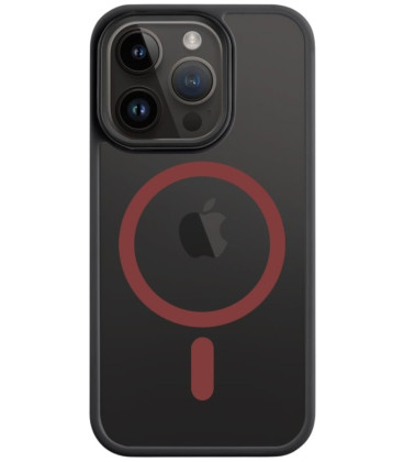 Juodas / raudonas dėklas Apple iPhone 14 Pro Max telefonui "Tactical MagForce Hyperstealth 2.0 Cover"