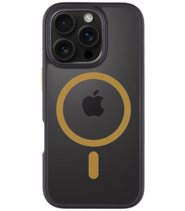 Juodas / geltonas dėklas Apple iPhone 16 Pro telefonui "Tactical MagForce Hyperstealth 2.0 Cover"
