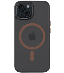 Juodas / rudas dėklas Apple iPhone 15 telefonui "Tactical MagForce Hyperstealth 2.0 Cover"