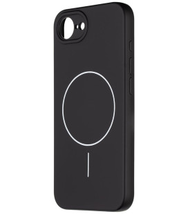 Juodas dėklas Apple iPhone 16E / 17E telefonui "OBAL:ME MagNetix Matte TPU Cover"