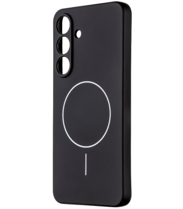 Juodas dėklas Samsung Galaxy S25 FE telefonui "OBAL:ME MagNetix Matte TPU Cover"